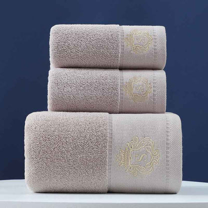 Pure Cotton Towel Set – 3-Piece Bath & Hand Towel Bundle in 22 Designs