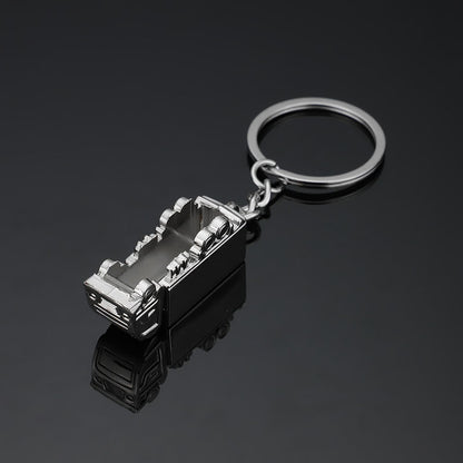 3D Truck Model Keychain | Zinc Alloy Vehicle Charm | JP Collections