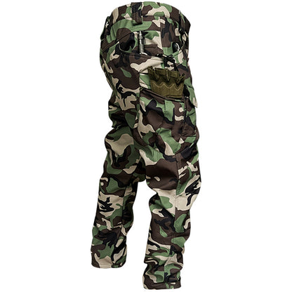 Men's Soft Shell Tactical Trousers | Fleece-Lined Waterproof Outdoor Pants
