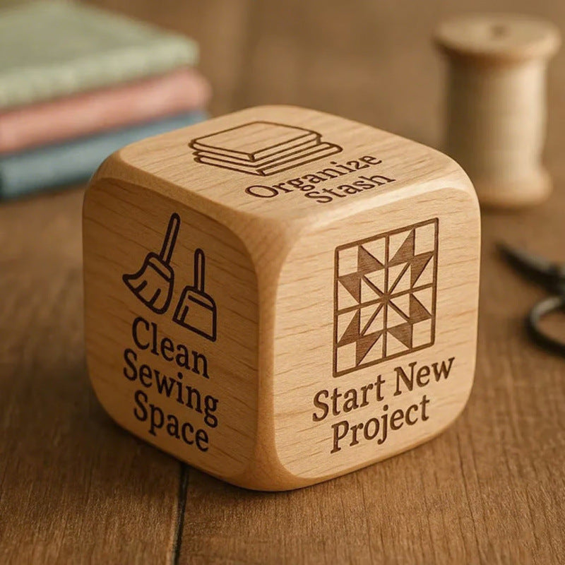 Handmade Wooden Novelty Decision Dice | Themed Gift