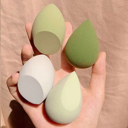 10-Piece Makeup Sponge Puff Set – 7 Shapes, Wet & Dry, Non-Latex