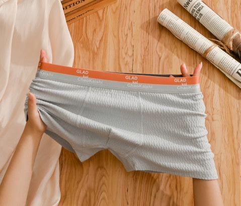 Men's Cotton Boxer Briefs Multi-Pack Mid-Rise M–4XL