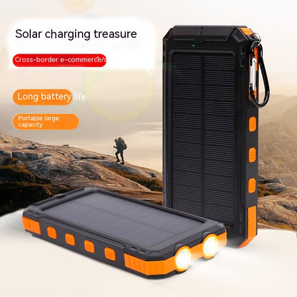 Solar Power Bank – Waterproof Outdoor Portable Charger Compass & LED 5,000-20,000mAh
