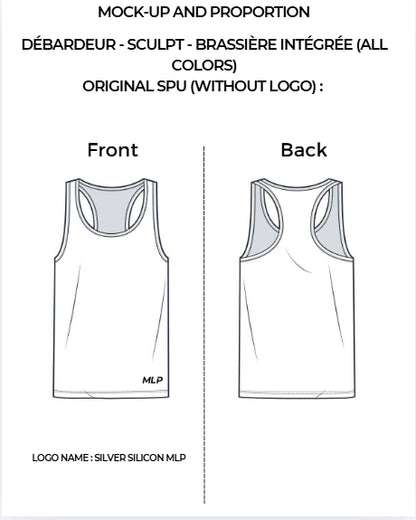 Waist Slimming Yoga Vest Shaping Sports Top For Women