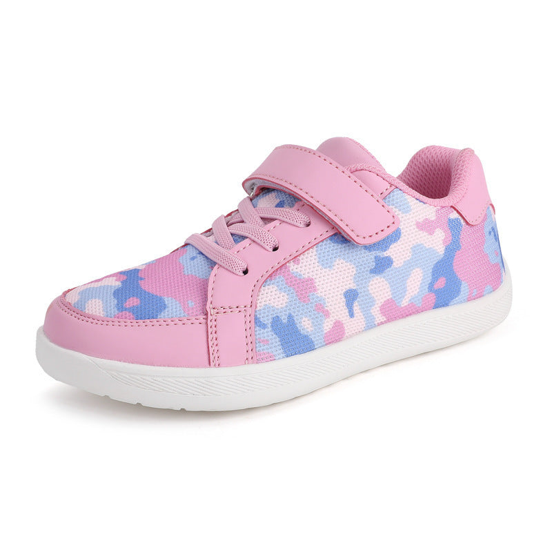 Children's Velcro Wide Toe Trainers | Lightweight Kids Shoes