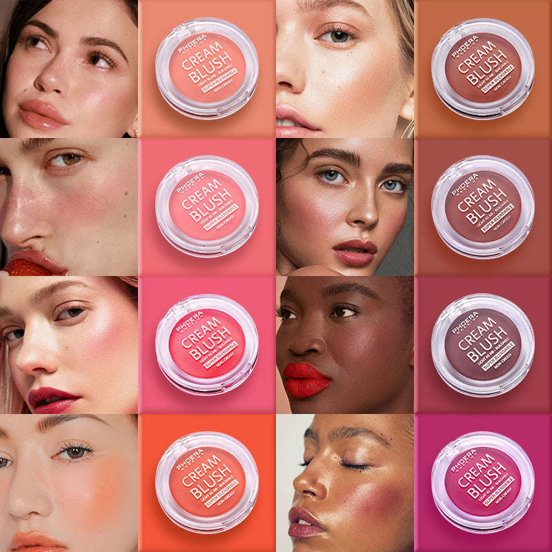 PHOERA Brightening Blush Cream | 8 Shades