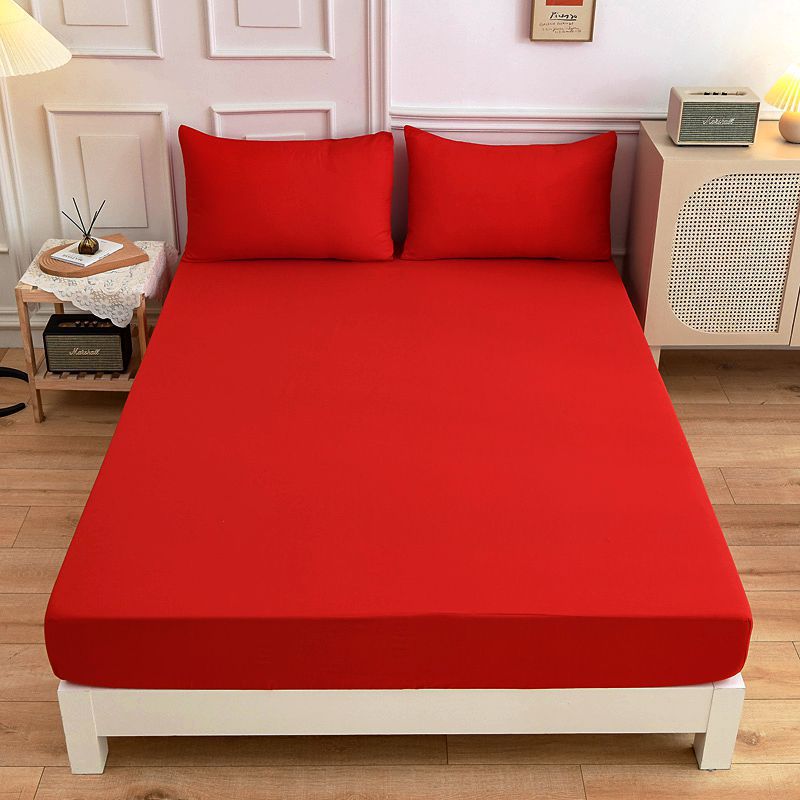 Polyester Fitted Sheet & Pillowcase | 15 Colours