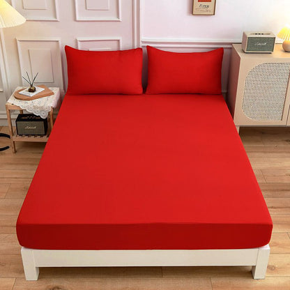 Polyester Fitted Sheet & Pillowcase | 15 Colours