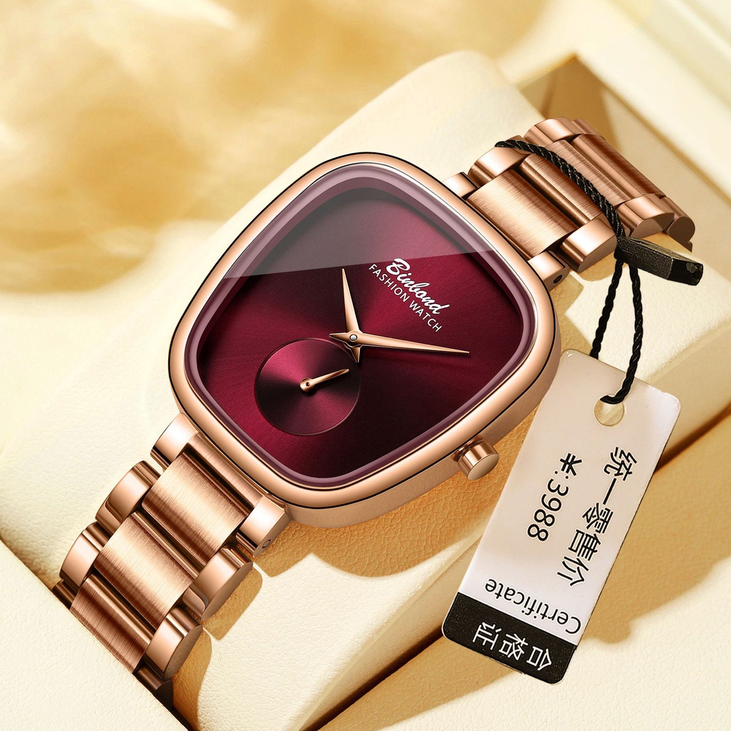 Women's Stainless Steel Quartz Watch | Water Resistant | 34mm