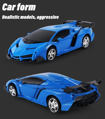 One-Click Deformation RC Car – Transform & Drive with Lights