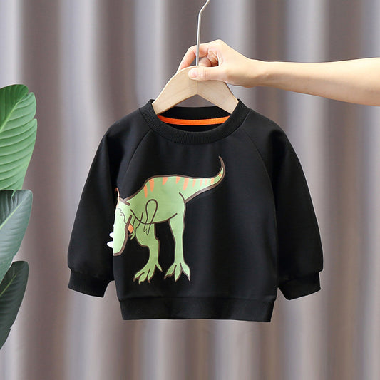 Children's Dinosaur Cartoon Sweatshirt | 95% Cotton Kids Top 80–120cm