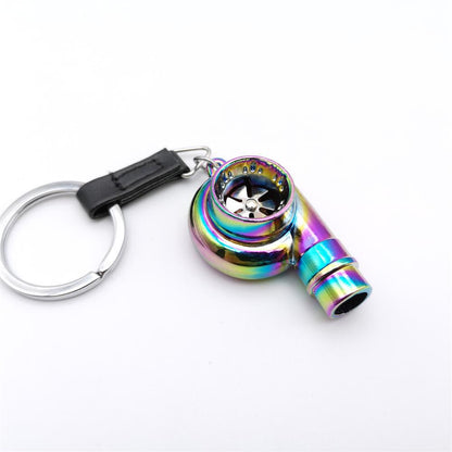 Turbo Whistle Alloy Keychain | Car Charm 12 Colours | JP Collections