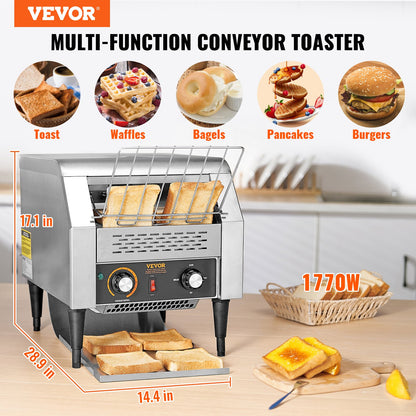 Commercial Conveyor Toaster – 300 Slices/Hour, 7 Settings | Restaurants & Buffets