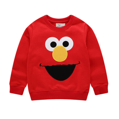 Children's Embossed Cotton Cartoon Sweatshirt | Boys & Girls | Age 2-7