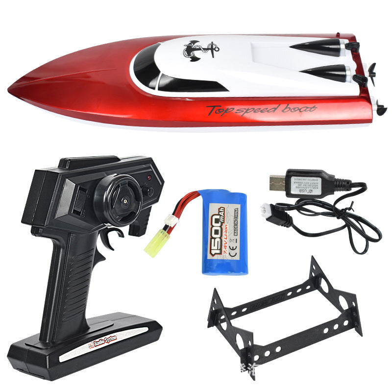 Remote Control Speedboat Toy - Waterproof Electric RC Boat