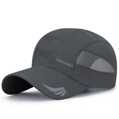 Breathable Quick-Dry Baseball Cap with Wing Embroidery