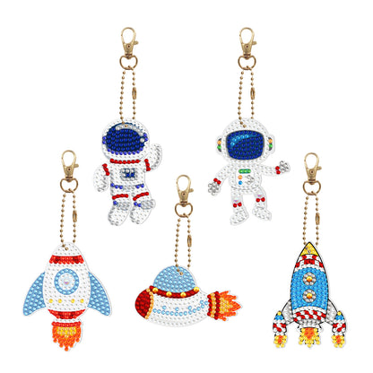 5D Diamond Painting Keychain Kit | DIY Craft Gift