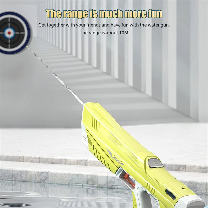 Electric Auto Water Gun | USB Rechargeable Auto-Fill 26–32ft Range