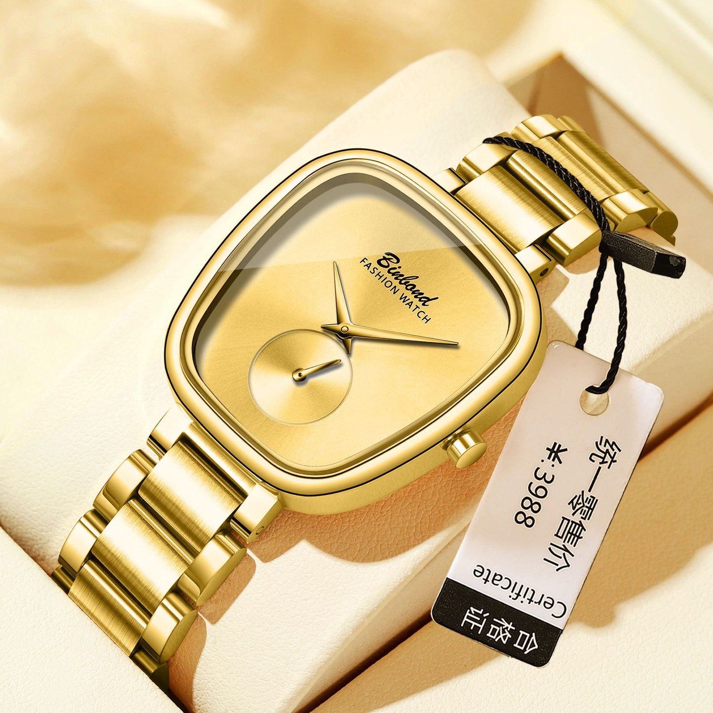 Women's Stainless Steel Quartz Watch | Water Resistant | 34mm