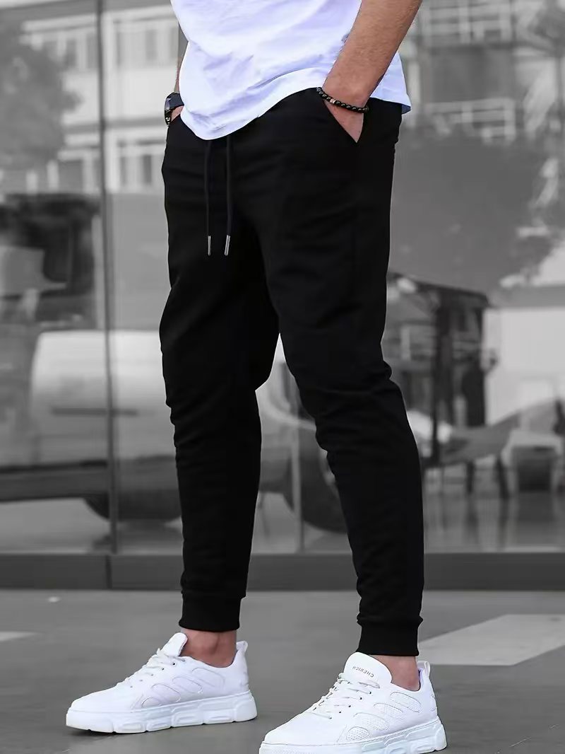 Men's Terry Cloth Casual Trousers | Relaxed Fit S-2XL