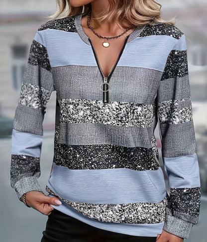 Women's 3D Print Long Sleeve Top – Loose Fit, 10 Colours, Sizes S–5XL