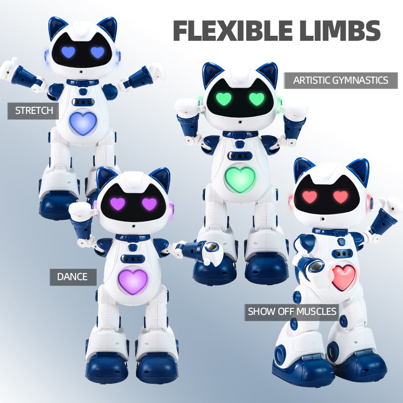 Programmable Gesture Control Robot Toy | RGB Light & Spray