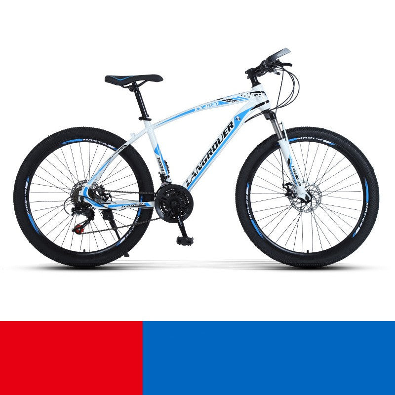 Mountain Bike – Carbon Steel Double Disc Brake Variable Speed Cross-Country