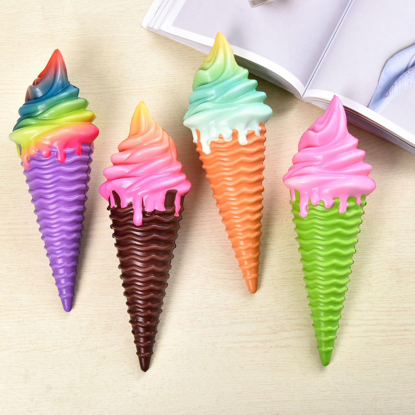 Ice Cream Slow-Rise Decompression Squeeze Toy