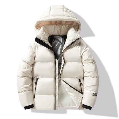 Men's Chenille Hooded Jacket | Loose Fit