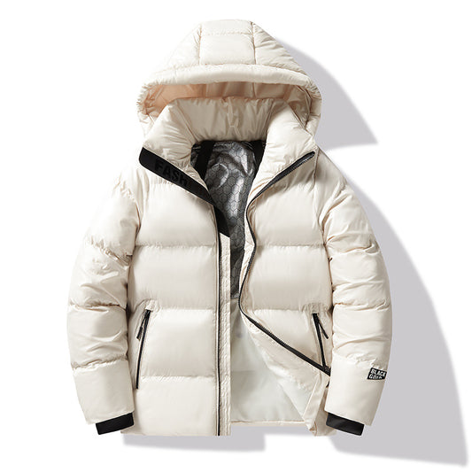 Men's Chenille Hooded Jacket | Loose Fit