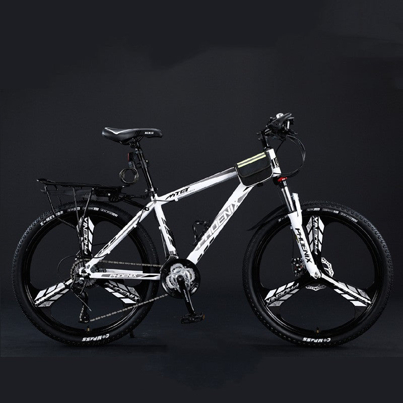 Carbon Steel Mountain Bike – Double Disc Brake 24" & 26" 24/27/30-Speed