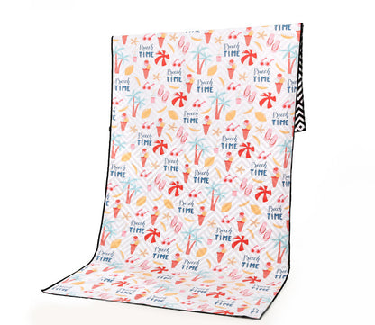 Microfibre Beach & Sports Towel 175x75cm | Quick-Dry