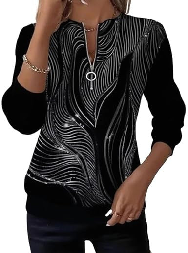 Women's Loose Fit Floral Print Sweatshirt | Sizes S to 5XL