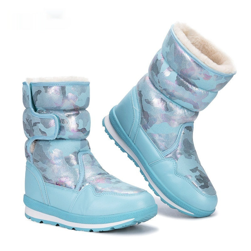 Children's Fleece-Lined Winter Boots | Warm Kids Snow Boots