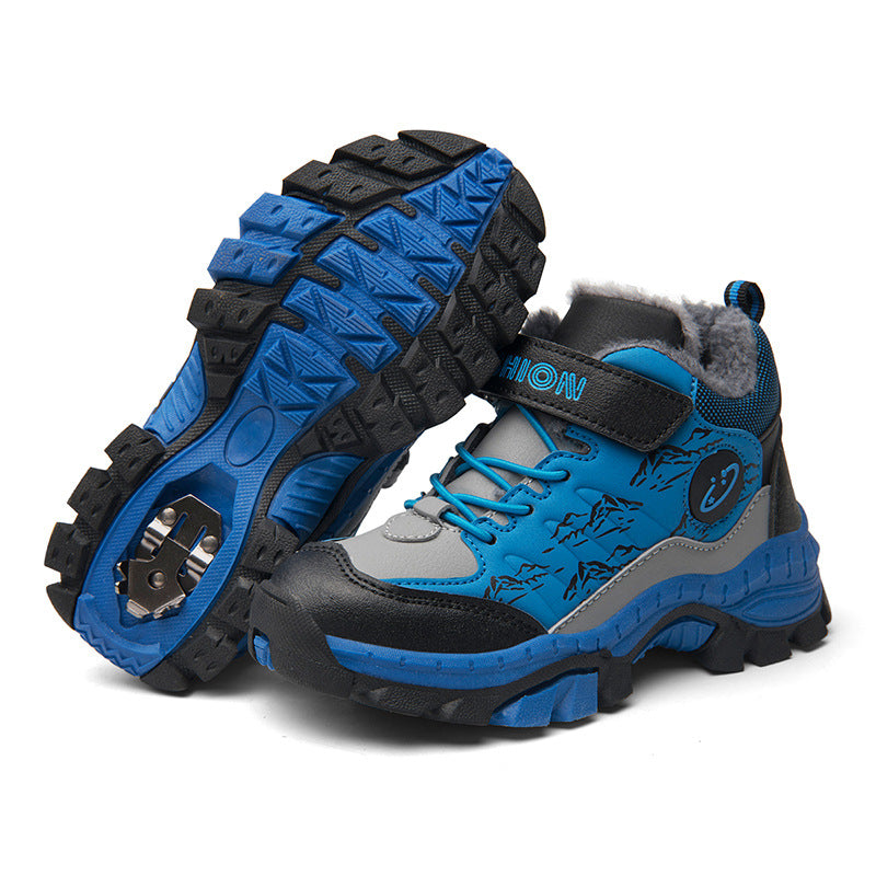 Children's Faux Leather Hiking Shoes – EU 30–40