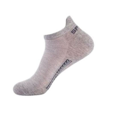 Men's Cotton Ankle Socks – Breathable Mesh Low-Cut Sports Socks