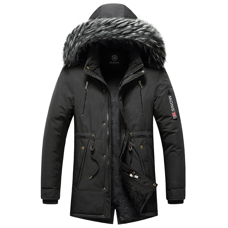 Men's Hooded Cotton-Padded Coat | Casual Winter Outerwear