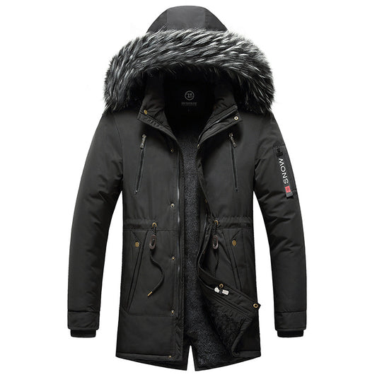 Men's Hooded Cotton-Padded Coat | Casual Winter Outerwear