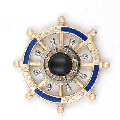 High-End Double-Layer Paint Fingertip Spinning Top Decompression Toy