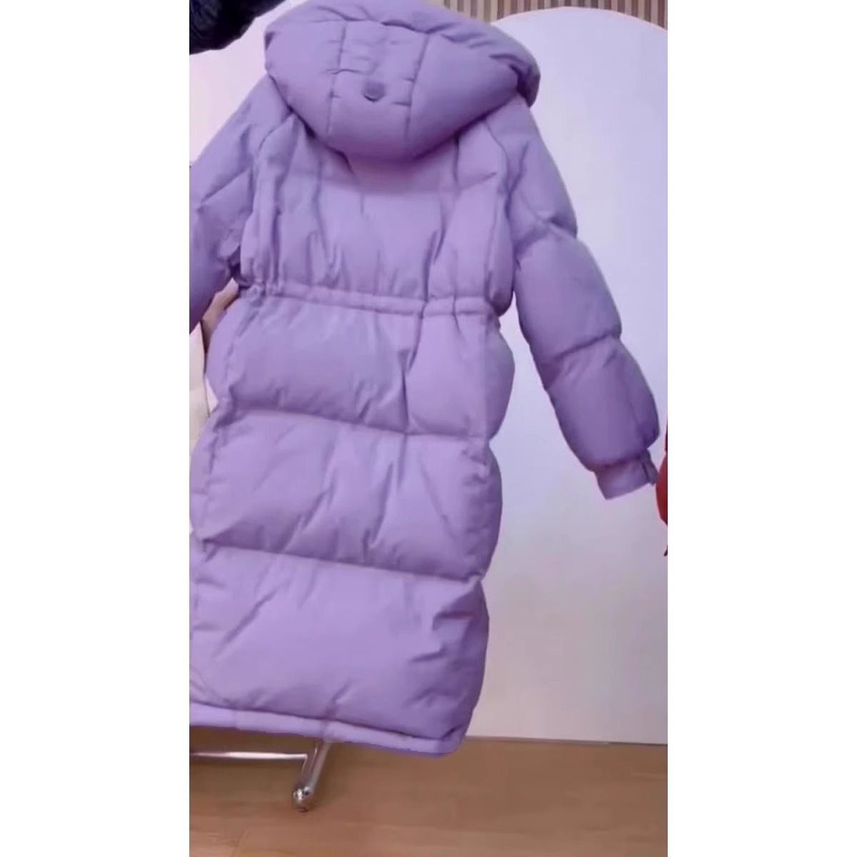 Women's Padded Cotton Jacket - Long Sleeve Winter Coat
