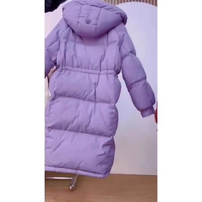 Women's Padded Cotton Jacket - Long Sleeve Winter Coat