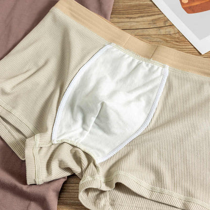 Men's Modal Boxer Briefs – Soft Mid-Waist Underwear Single 3-Pack 6-Pack