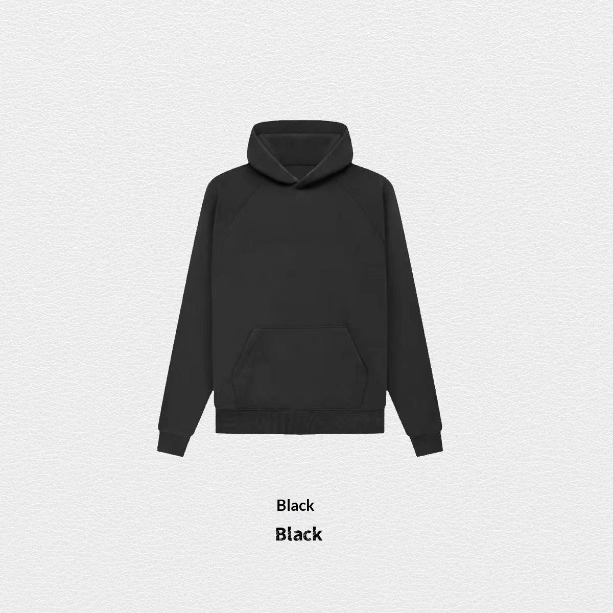 Women's Fleece-Lined Cotton Hoodie | Solid Colour Pullover Sweatshirt