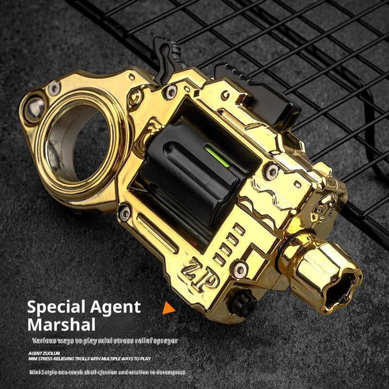 Mini Alloy Soft Bullet Decompression Toy Gun