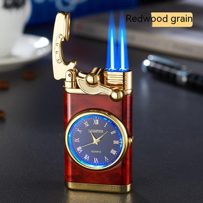 2-in-1 Watch Lighter with Butane Torch Flame
