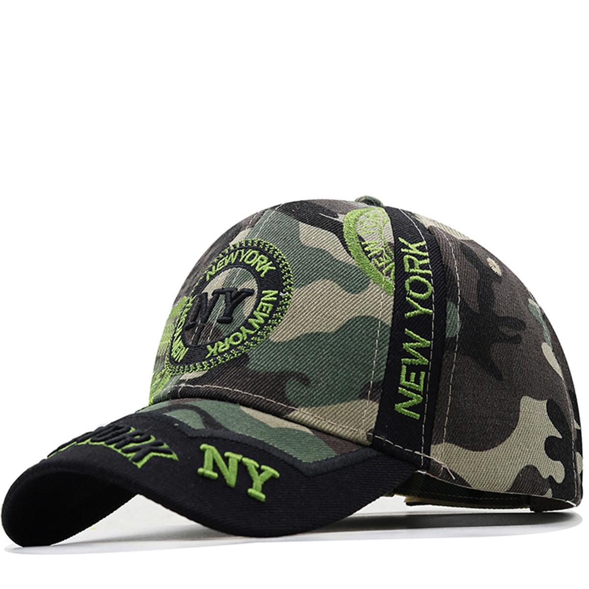 Unisex Embroidered Baseball Cap - Curved Brim Adjustable