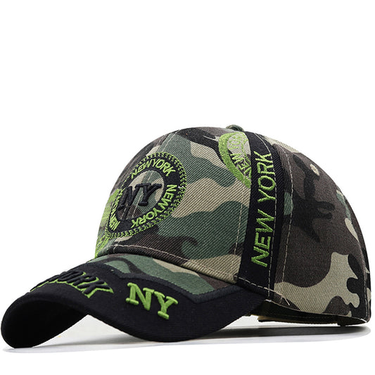 Unisex Embroidered Baseball Cap - Curved Brim Adjustable