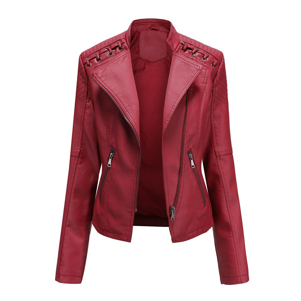 Women's Faux Leather Short Jacket | Slim Fit in 6 Colours
