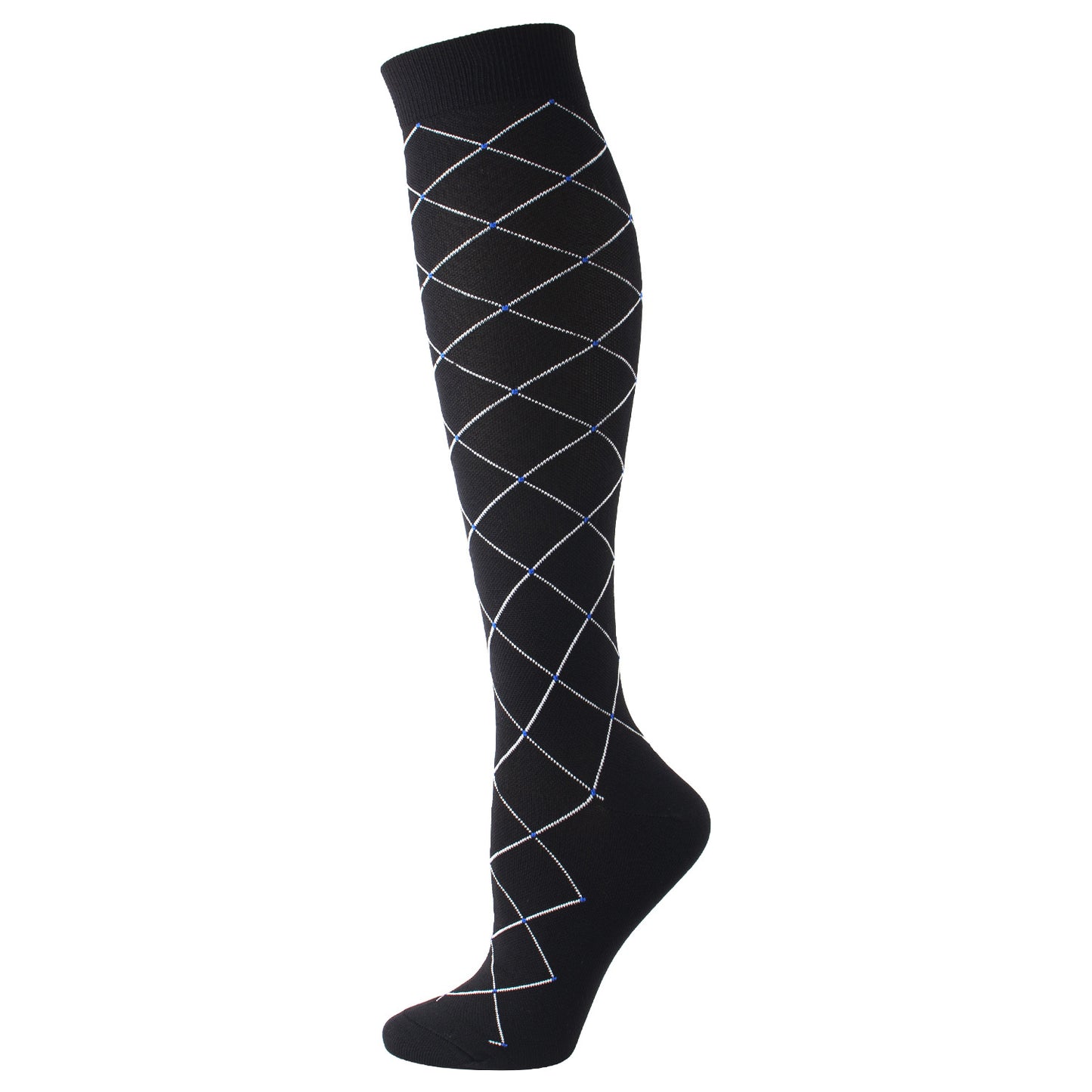 Nylon Novelty Pattern Calf Compression Socks 12 Designs S/M L/XL