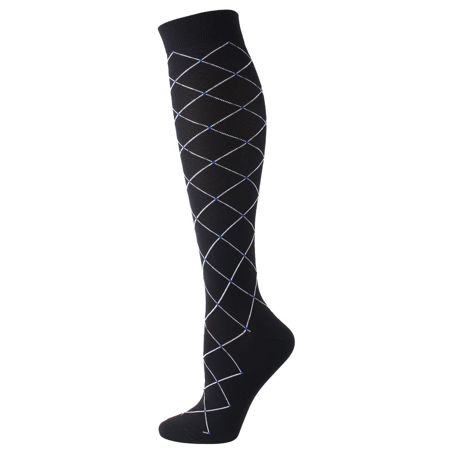 Nylon Novelty Pattern Calf Compression Socks 12 Designs S/M L/XL